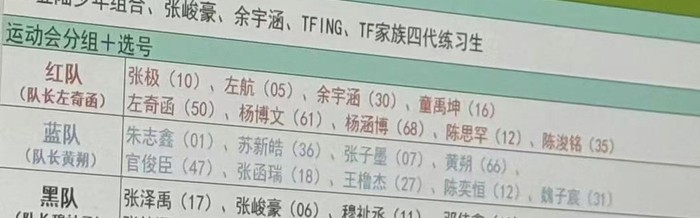 v体育-TF家族夏日运动会分组阵容曝光|TF家族练习生|TF家族四代|张峻豪|余宇涵|童禹坤_新浪体育_新浪新闻
